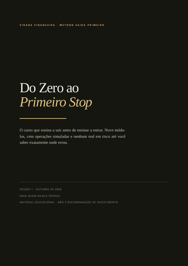 Capa do curso Do Zero ao Primeiro Stop
